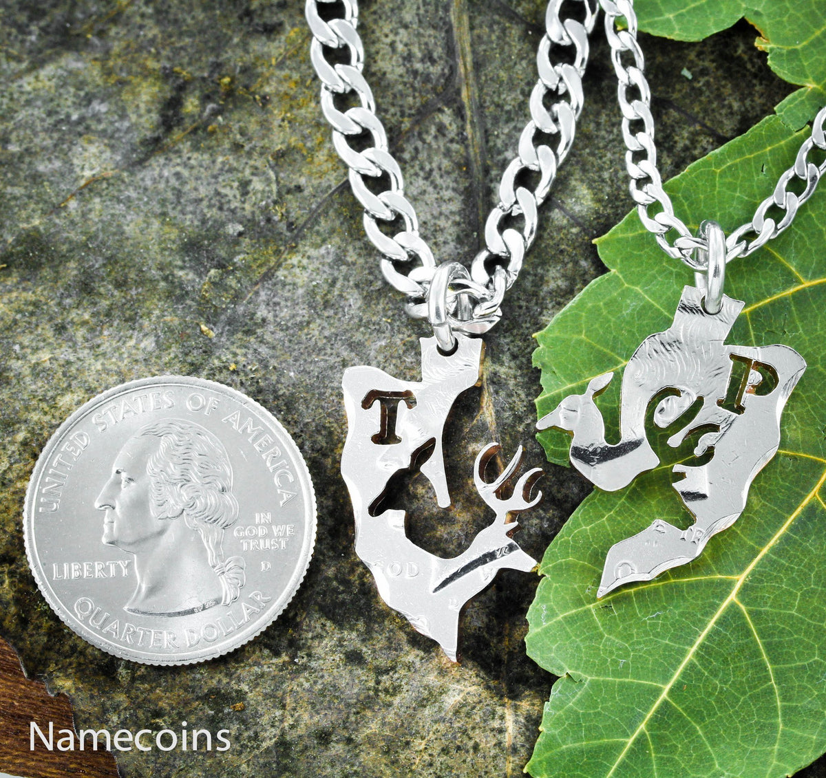 Buck and doe on sale necklaces for couples