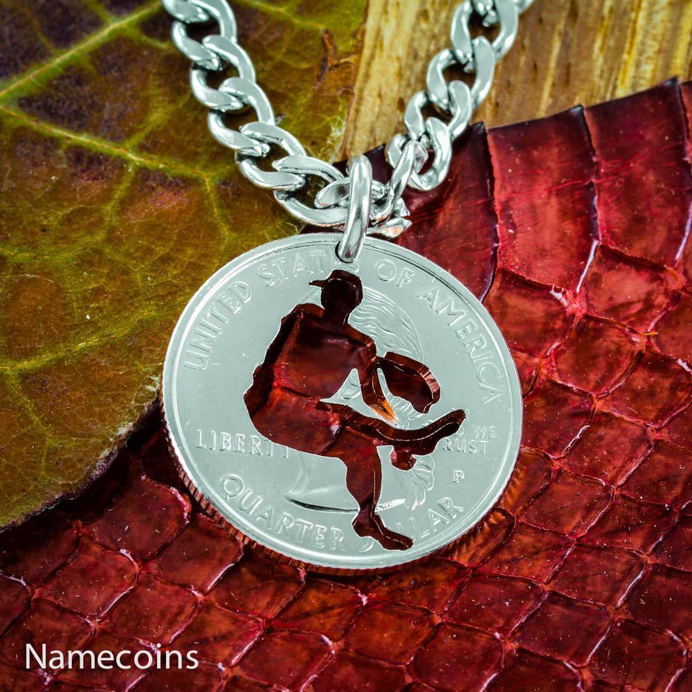 Baseball Pitcher Necklace by Namecoins