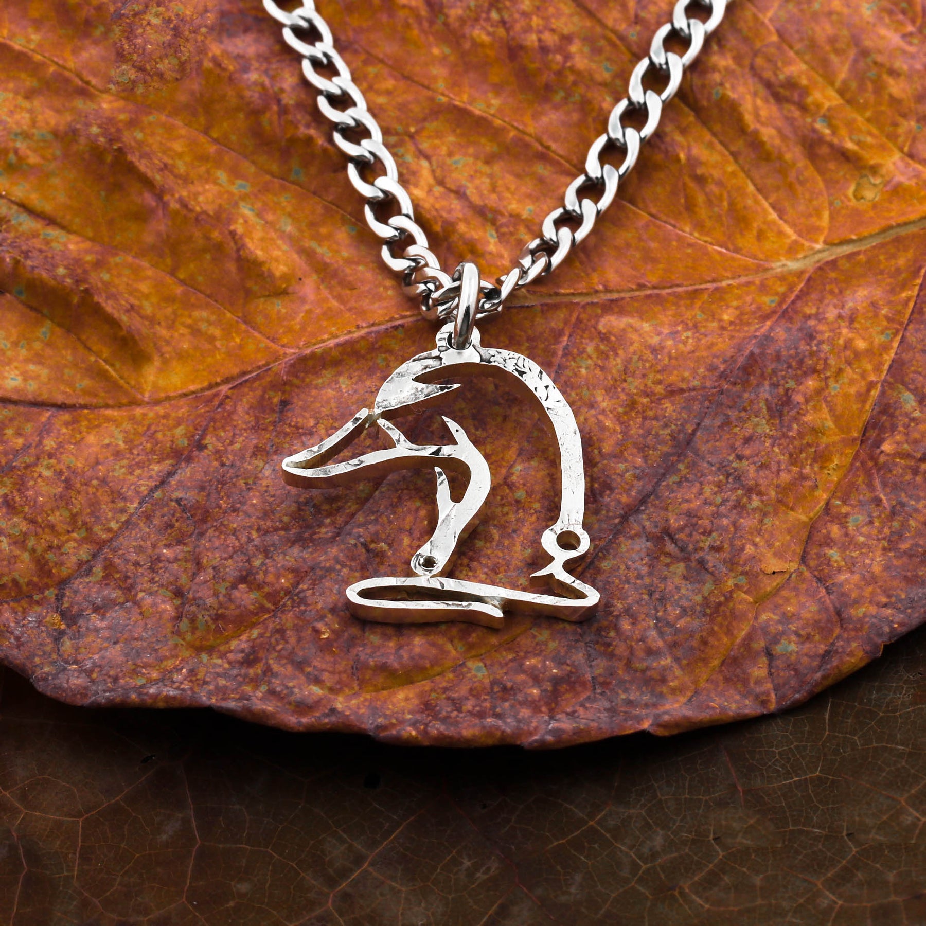 Duck, Antler and Fishing Hook Necklace, Hunting Jewelry – Namecoins