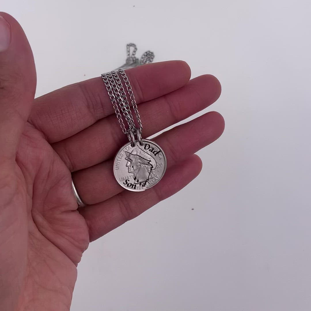 Father and son pendant deals