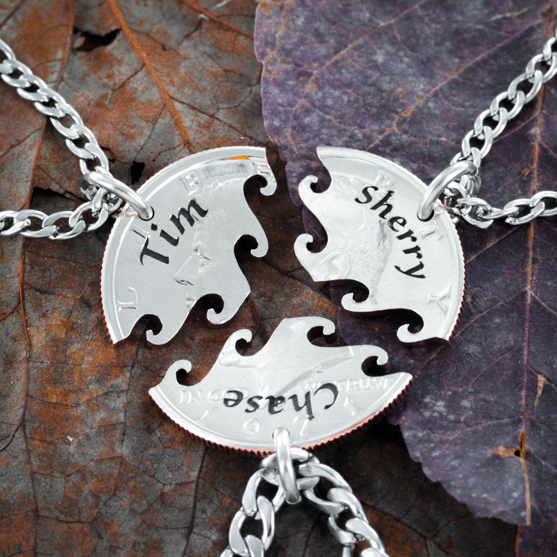 Friendship Necklaces For Three Best Friend Necklaces For 925