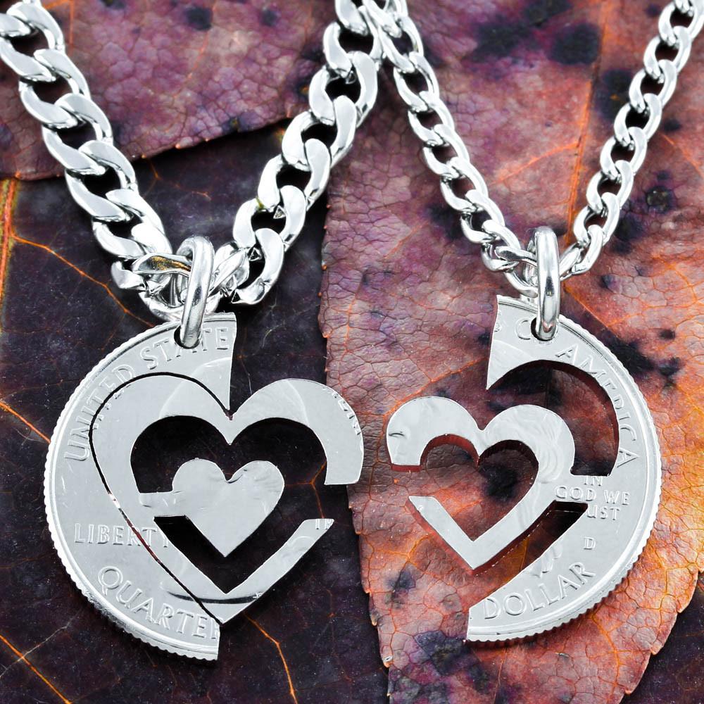 Heart pendant for sik couples