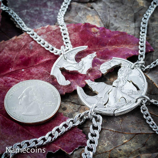 Wolf pack necklace sales