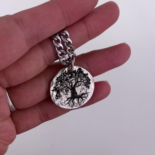 Oak deals tree pendant