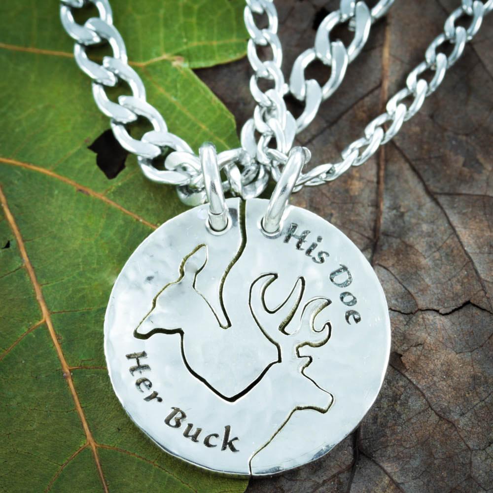 Her buck his doe necklaces sale