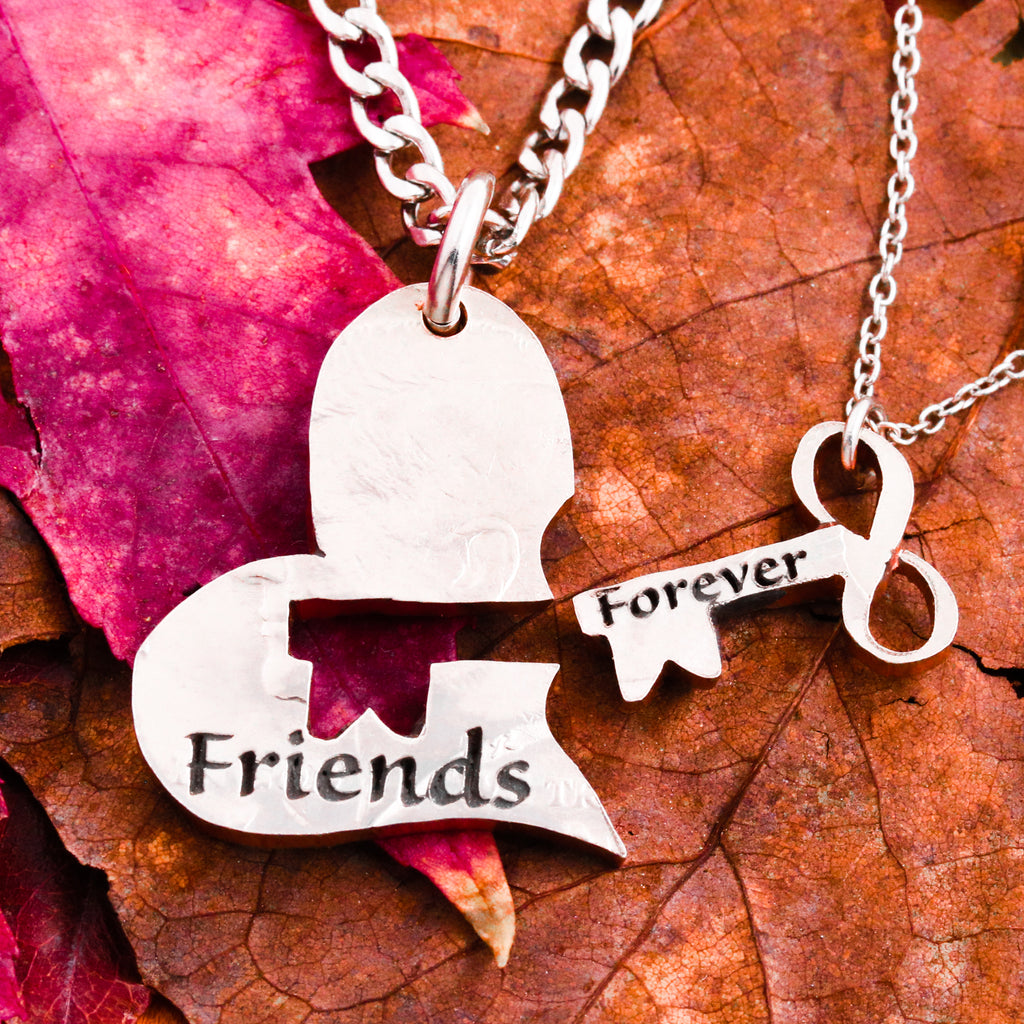 Buy MJartoria BFF Necklace for 3, Puzzle Pendant Matching Split Heart Best Friend  Necklace with Rhinestone Best Friend Forever Friendship Necklaces Set  Jewelry Gifts Online at desertcartINDIA