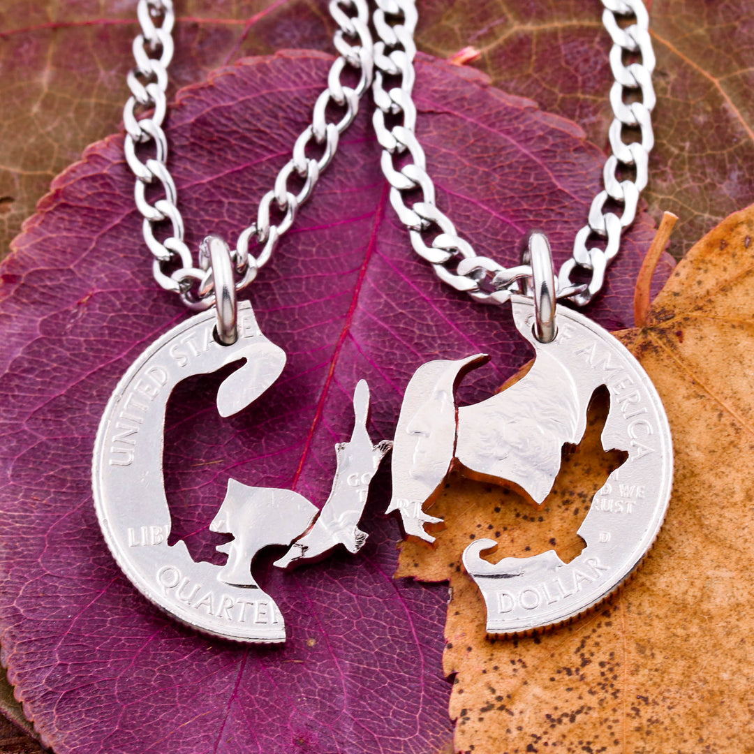 Penguin and Platypus Best Friends Necklaces – Namecoins