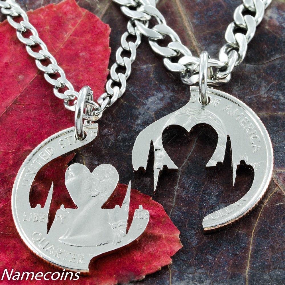 Matching Necklaces For Men Matching Necklace For Boyfriend