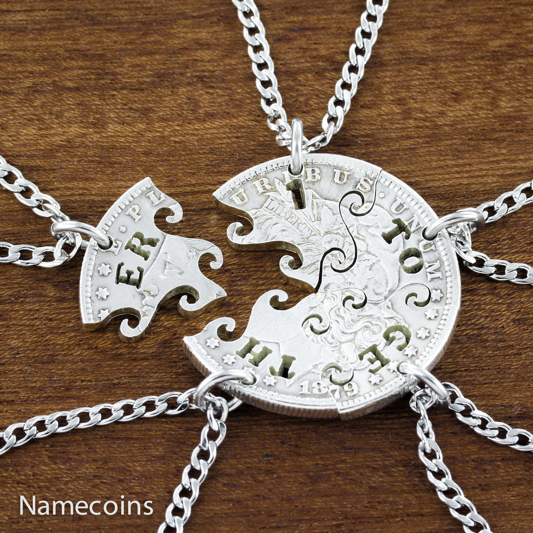 Family necklace set on sale